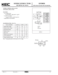 Datasheet KN3903S manufacturer KEC